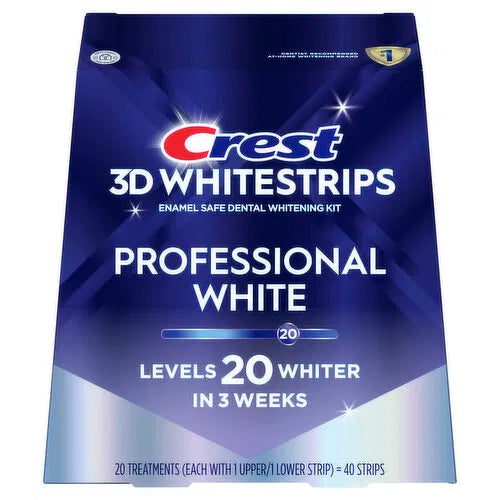 Crest 3D Whitestripsâą - Professional White - Smilewhitestrips.fr