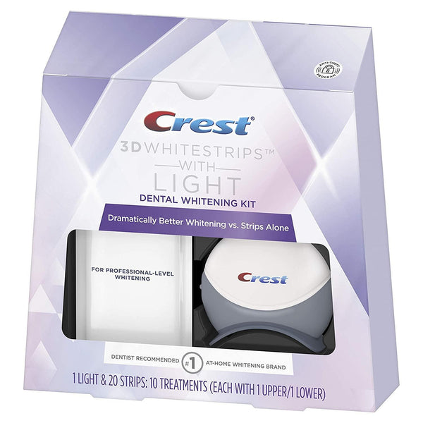 Crest 3D Whitestrips™ - Avec Lumière led - Smilewhitestrips.fr