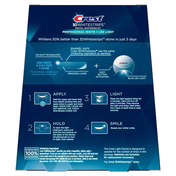 Crest 3D Whitestrips™ Professional White + LED Light