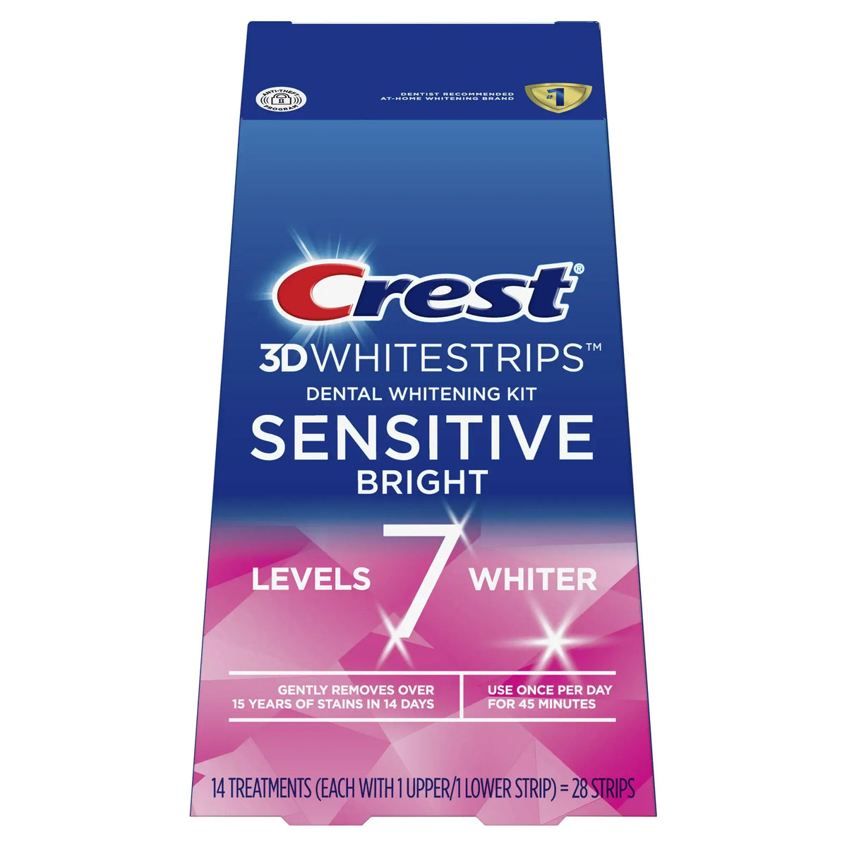 Crest 3D Whitestrips™ - Sensitive Bright - Smilewhitestrips.fr
