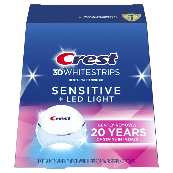 Crest 3D Whitestrips™ Sensitive + LED Light