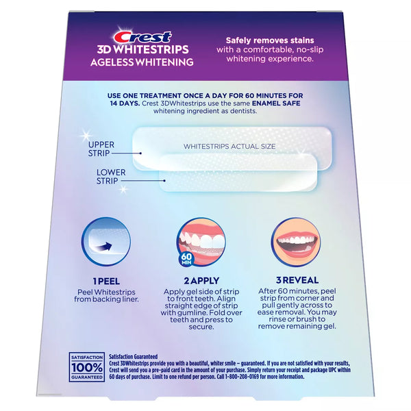 Crest 3D Whitestrips™ Ageless Whitening – Blanchiment rajeunissant