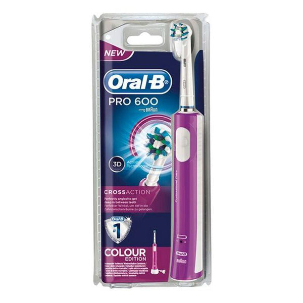 Brosse à dents électrique Pro 600 Cross Action Oral-B - Smilewhitestrips.fr
