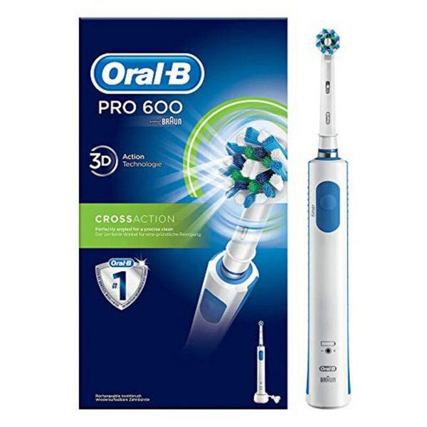 Brosse à dents électrique Pro 600 Cross Action Oral-B - Smilewhitestrips.fr