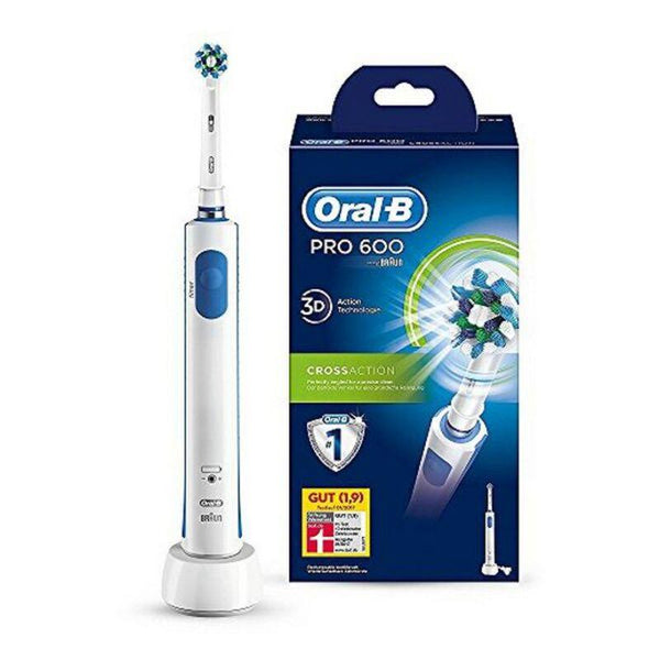 Brosse à dents électrique Pro 600 Cross Action Oral-B - Smilewhitestrips.fr