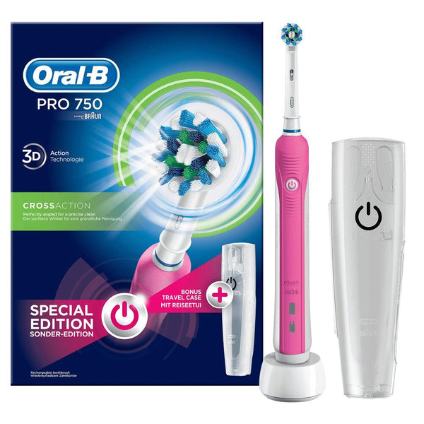 Brosse à dents électrique Oral-B Pro 1 750 3D Action - Smilewhitestrips.fr
