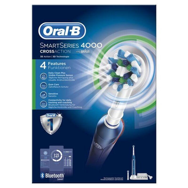 Brosse à dents électrique + Rechange Oral-B Smart 4 4400S - Smilewhitestrips.fr