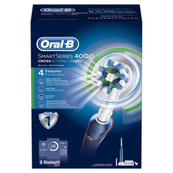 Brosse à dents électrique + Rechange Oral-B Smart 4 4400S - Smilewhitestrips.fr