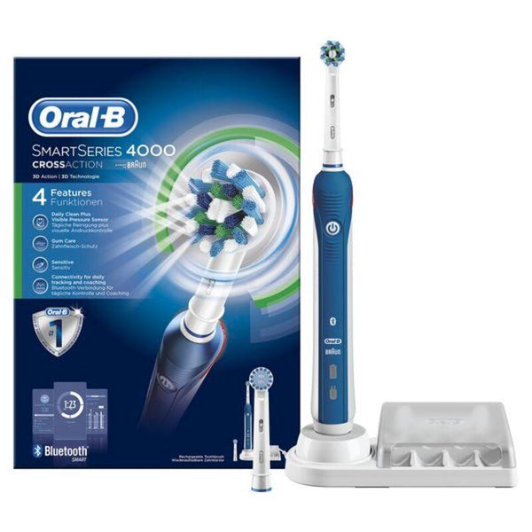 Brosse à dents électrique + Rechange Oral-B Smart 4 4400S - Smilewhitestrips.fr