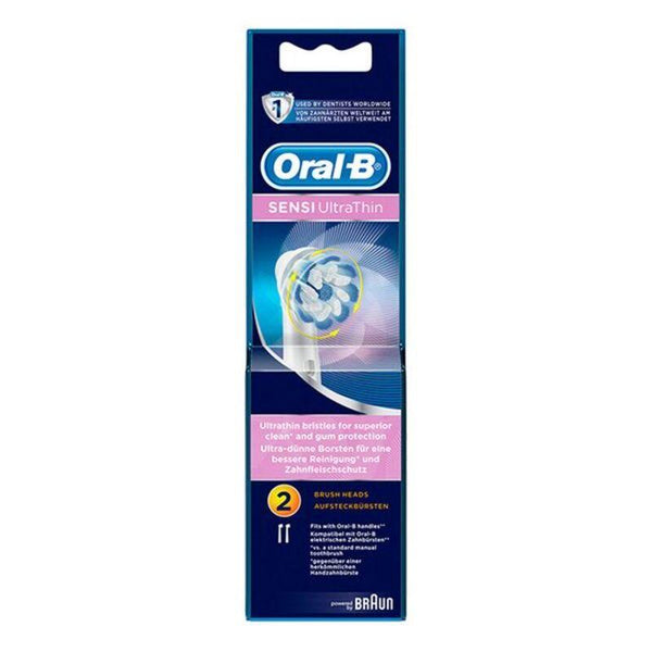 Rechange brosse à dents électrique Sensi Ultrathin Clean Oral-B (2 pcs) - Smilewhitestrips.fr