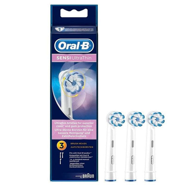 Rechange brosse à dents électrique Oral-B EB 60-3 Ultra Sensitive - Smilewhitestrips.fr