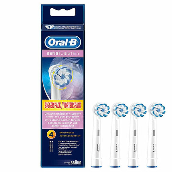 Rechange brosse à dents électrique Oral-B Sensi Ultrathin (4 pcs) - Smilewhitestrips.fr