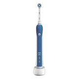 Brosse à dents électrique Oral-B Pro 2 2000N CrossAction Waterproof Bleu Batterie rechargeable - Smilewhitestrips.fr