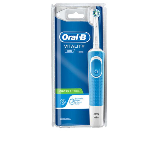 Brosse à dents électrique Vitality Cross Action Oral-B Bleu - Smilewhitestrips.fr