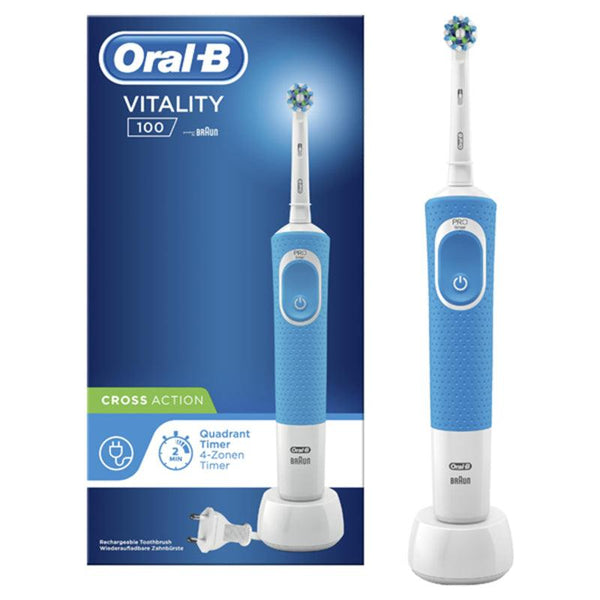 Brosse à dents électrique Oral-B Vitality 100 Cross Action - Smilewhitestrips.fr