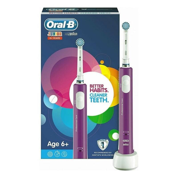 Brosse à dents électrique Junior Oral-B Violet - Smilewhitestrips.fr