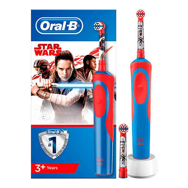 Brosse à dents électrique Oral-B Star Wars Rouge Bleu - Smilewhitestrips.fr