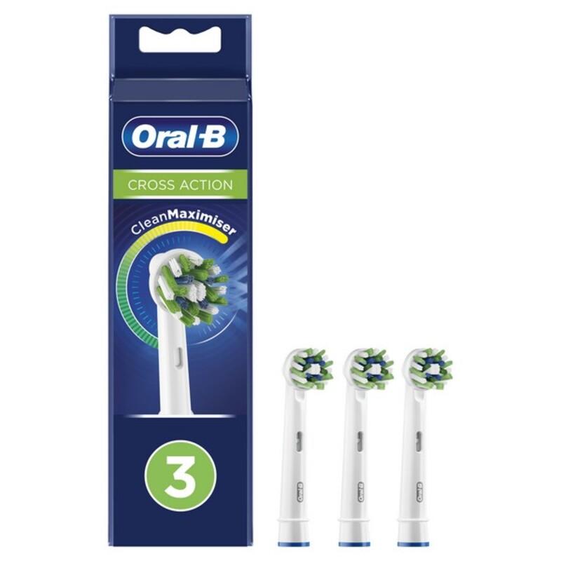 Rechange brosse à dents électrique Oral-B EB 50-3 FFS Cross Action - Smilewhitestrips.fr