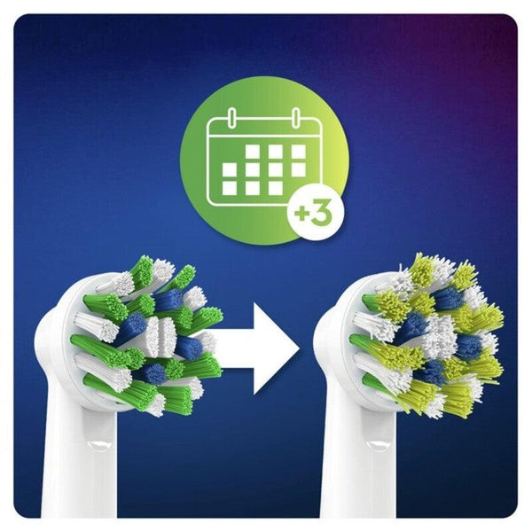 Rechange brosse à dents électrique Oral-B EB 50-3 FFS Cross Action - Smilewhitestrips.fr