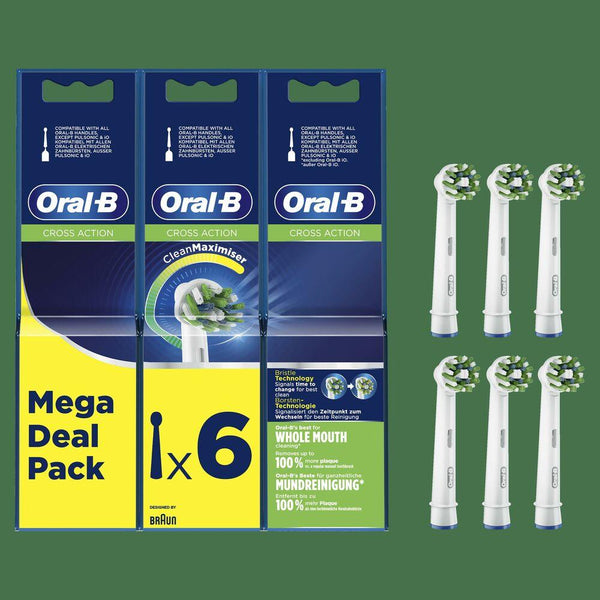 Rechange brosse à dents électrique Oral-B EB50 CROSS ACTION - Smilewhitestrips.fr