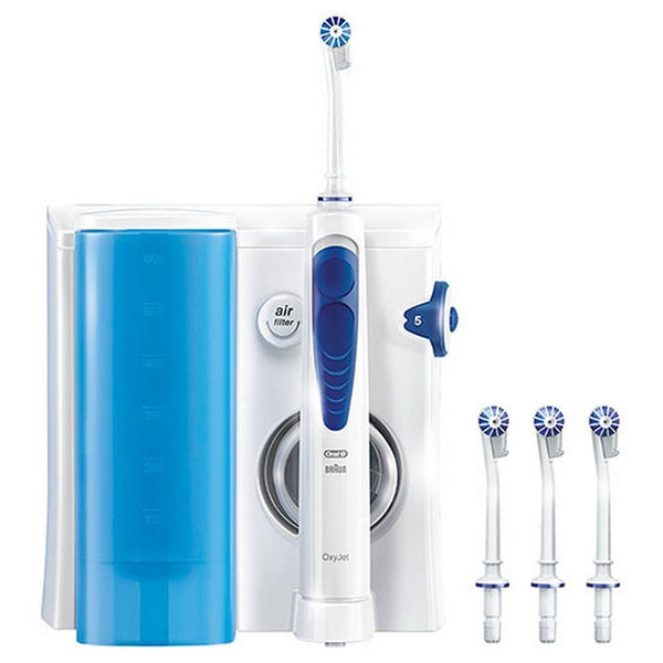 Hydropulseur dentaire Oral-B Oxyjet Blanc - Smilewhitestrips.fr