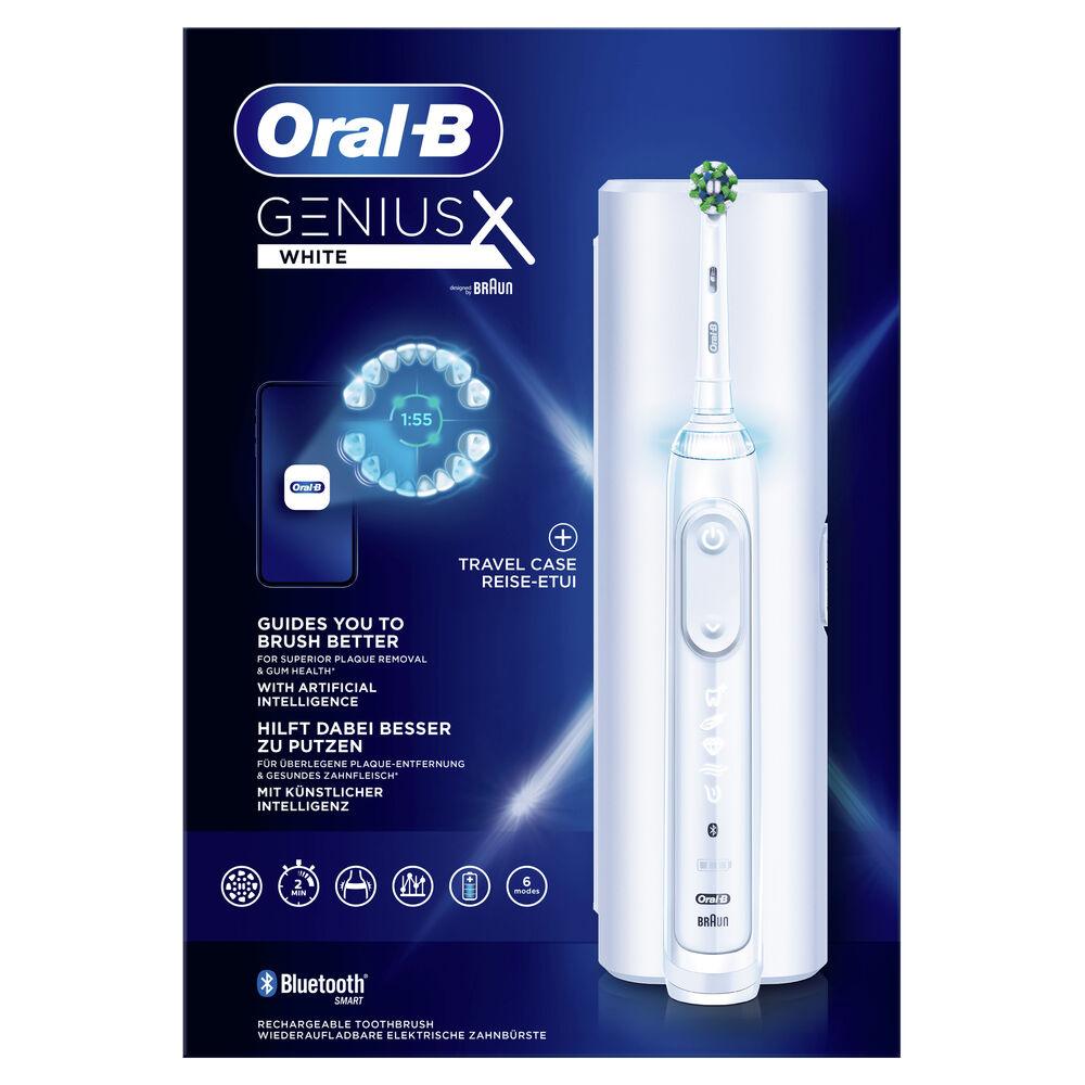 Brosse à dents électrique Oral-B GENIUS X - Smilewhitestrips.fr
