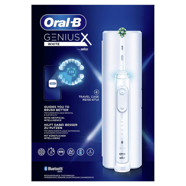 Brosse à dents électrique Oral-B GENIUS X - Smilewhitestrips.fr