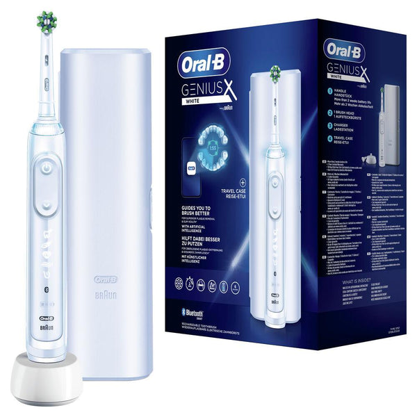 Brosse à dents électrique Oral-B GENIUS X - Smilewhitestrips.fr