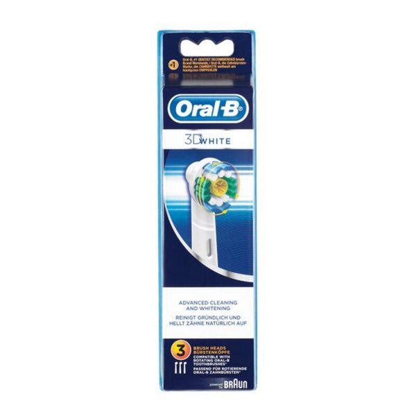 Rechange brosse à dents électrique Oral-B 3D White - Smilewhitestrips.fr