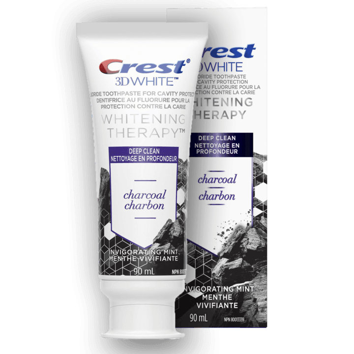 Dentifrice Crest 3D White - Charbon - Smilewhitestrips.fr