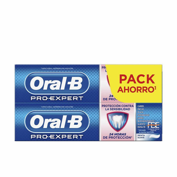Dentifrice Sensibilité et Blanchissant Oral-B Pro-Expert (2 x 75 ml) - Smilewhitestrips.fr