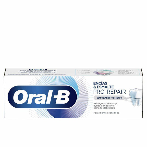 Dentifrice Blanchissant Oral-B Pro-Repair Dentes sensibles (75 ml) - Smilewhitestrips.fr