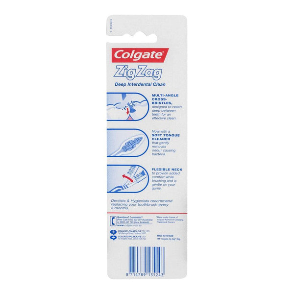 Brosse à Dents Colgate ZigZag (3 uds) - Smilewhitestrips.fr
